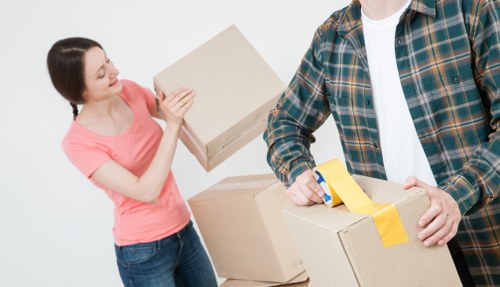 Moving van arranged for a Putney removals job
