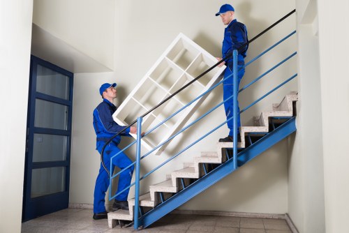 Residential moving support on a Putney street with parking considerations