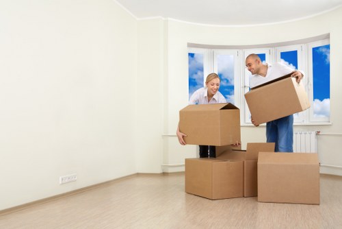 Local van service handling boxes and household items in Putney