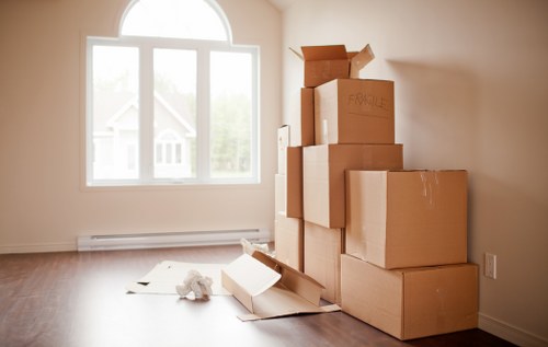 Organised unpacking service in a Putney property