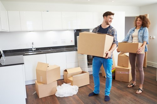 Office removal team planning a business move in Putney