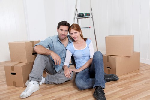 Moving team supporting a house move in Putney
