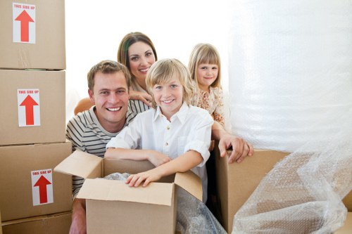 Local office relocation service working in a Putney commercial area